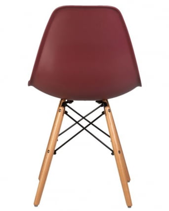 Стул обеденный DOBRIN DSW (ножки светлый бук, цвет сливовый (R-13)) 4 шт_4