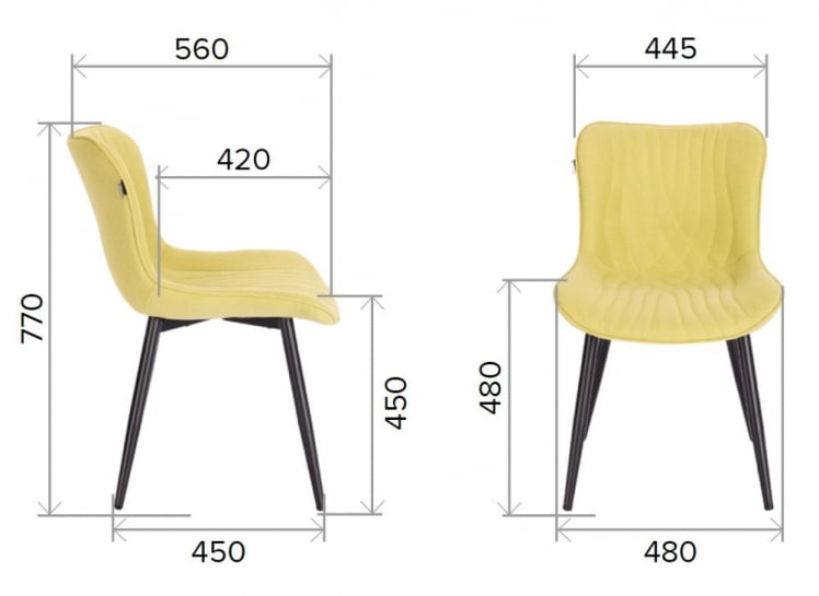 Стул Everprof Aqua Ткань Серый_5