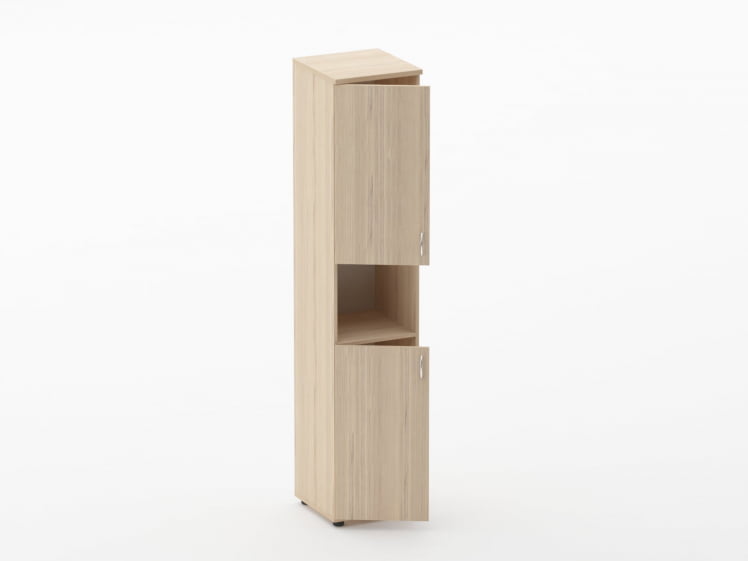 Шкаф высокий закрытый с нишей Twin 16.16.15Л Туя_1