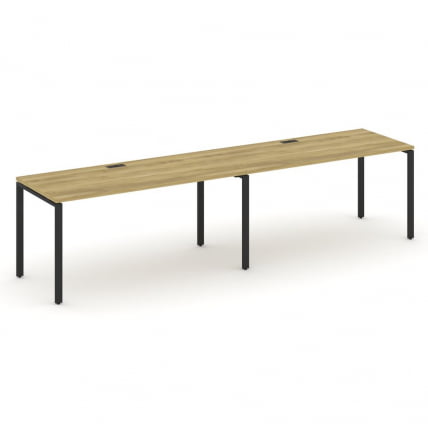 Рабочая станция на 2 места CONCEPT CN.ORS-004 Дуб Винченцо Черный_0