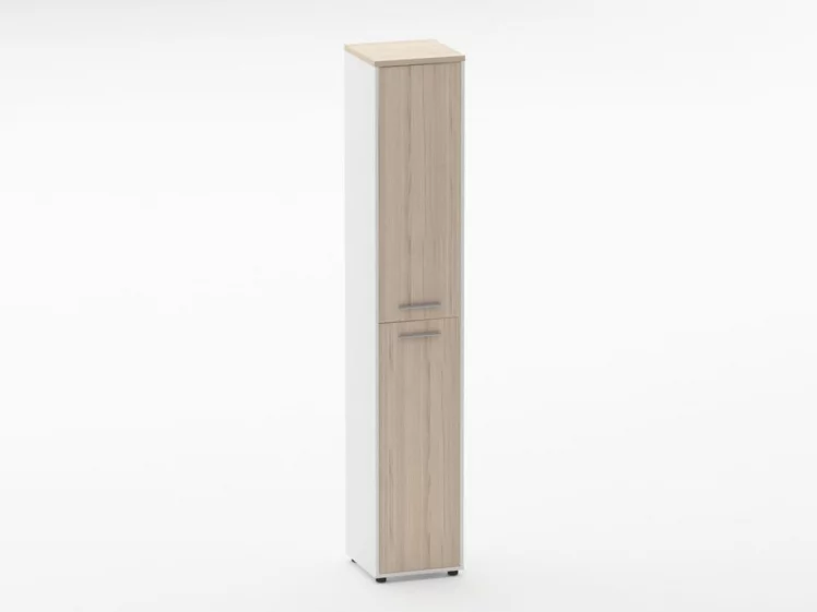 Шкаф 5 узкий закрытый Deka 10.23.16Л Туя/Белый_0