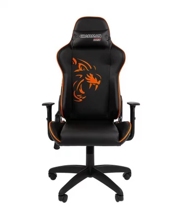 Кресло для геймеров CХАИРМАН ДРАЙВ (ГАМЕ) 40 Черный-оранжевый / CHAIRMAN (GAME)_1