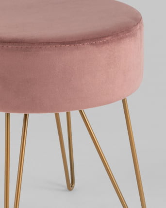 Пуф Спейси велюр Пыльно-розовый_2