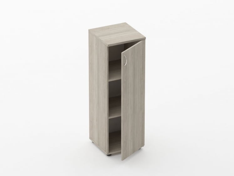 Шкаф средний закрытый Twin 16.14.10Пр Дуб Сантана светлый_1