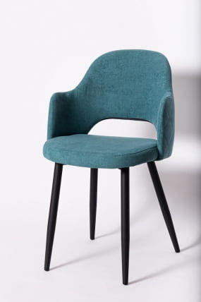 Стул К14 black Бирюза (РС-29\ч)_0