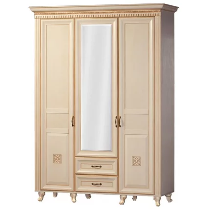 Шкаф для одежды 3-дверный с зеркалом Марлен 470_0