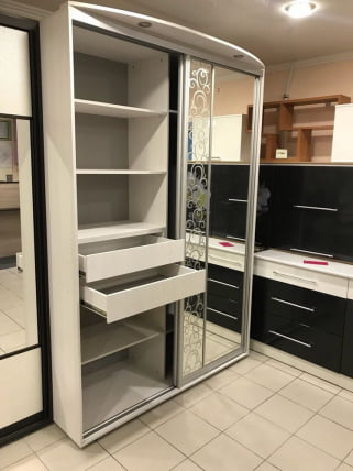 Панель подсветки на три двери к шкафам Акцент-Купе (2430) Выбеленное дерево_0