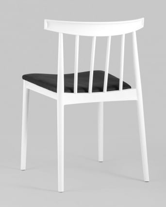 Стул пластиковый Ranch с мягким сиденьем Белый_5