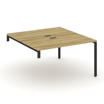 Двойной стол-надставка на опорную тумбу CONCEPT CN.DSN-003 Кобо Антрацит_0