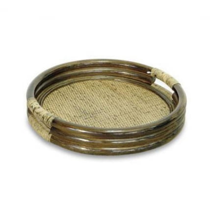 Поднос круглый 21/03 олива_0