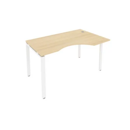 Стол письменный METAL SYSTEM Б.СА-2 Пр Акация/Белый_0