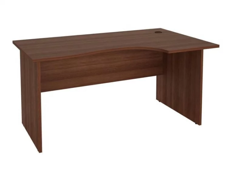 Стол эргономичный (правый) Альфа 62.21 орех Пегас_0