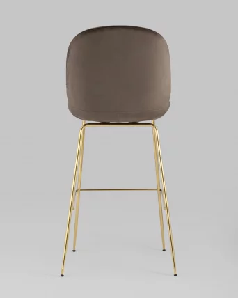 Стул барный Beetle gold Коричневый_4