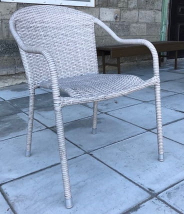 Плетеное кресло из искусственного ротанга AFM-318G-Light Grey_3