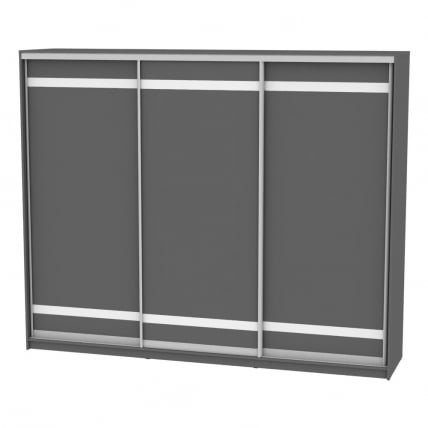 Шкаф-купе B-220х270х60-1(Графит-D9D9D9)_0