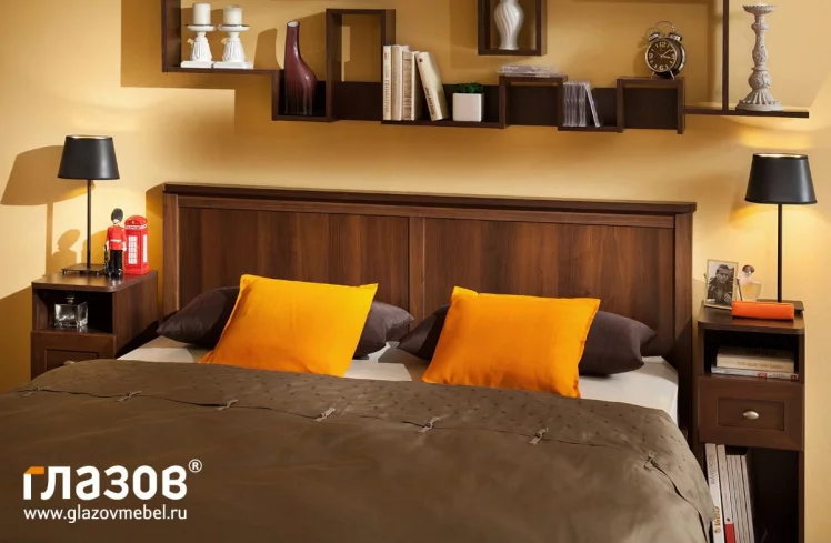 Спальня композиция 2 Sherlock Орех шоколадный_1