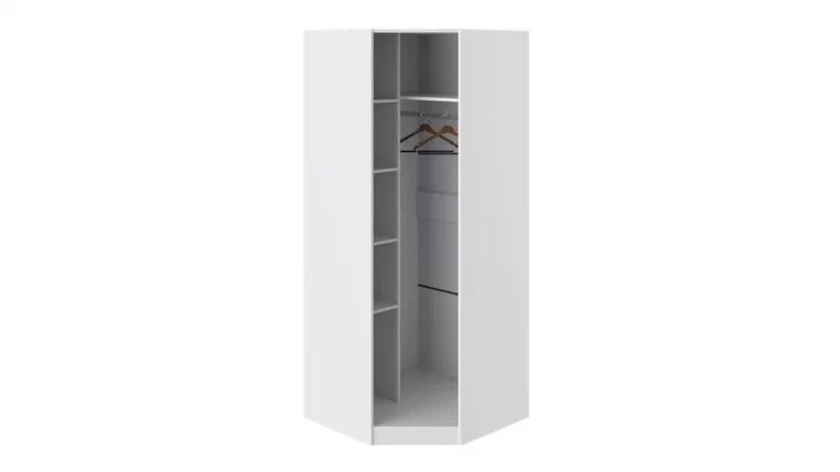 Шкаф угловой Наоми СМ-208.07.07 R Белый глянец_1