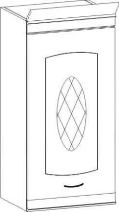 Шкаф с решеткой (правый, левый) 03.05_1