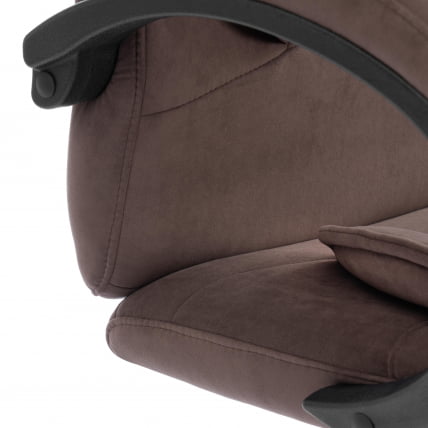 Кресло руководителя OREON metalBL велюр, коричневый, 6_6