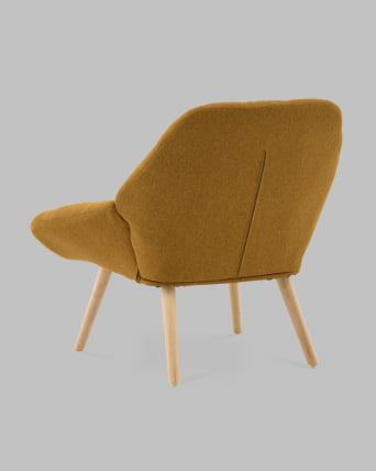 Кресло Олби Квадро горчичный_5