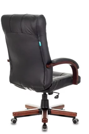 Кресло руководителя Бюрократ KB-10WALNUT/B/LEATH_2