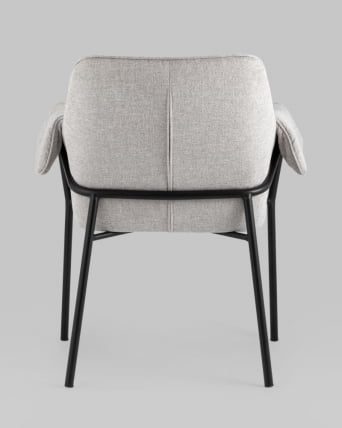 Кресло Бесс рогожка Светло-серый_6