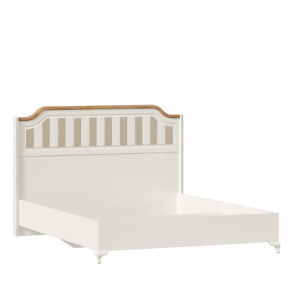 Кровать 1600*2000 Вилладжио ЛД 680.010.000 Алебастр/Дуб золотой_1