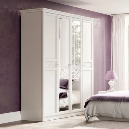 Шкаф четырехстворчатый Джулия ЛД 695.020.000 Белый_3