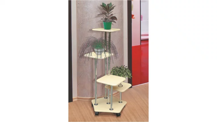 Подставка для цветов В- 3 Дуб беленый_0