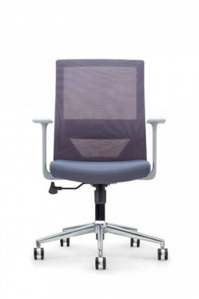 Кресло офисное ТРЭНД GREY LB Серая сетка_1