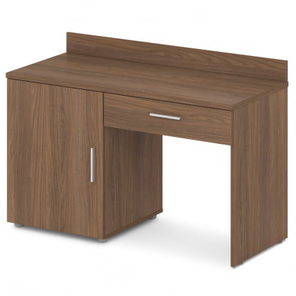 Стол с тумбой левый Ornata 	Н-440 Л Орех Вирджиния_0