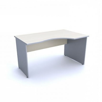 Стол письменный правый СА-2 Пр Клен/металлик_0