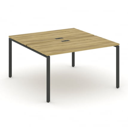 Рабочая станция двухсторонняя на 2 места CONCEPT CN.DRS-002 Дуб Винченцо Антрацит_0