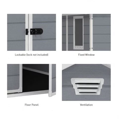 Сарай пластиковый MANOR 6x5 DD_2