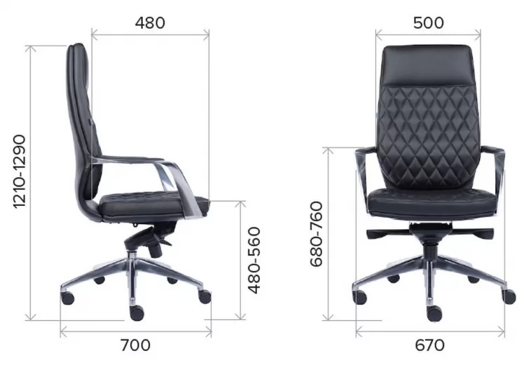 Кресло для руководителя Everprof Roma Экокожа Бежевый_3