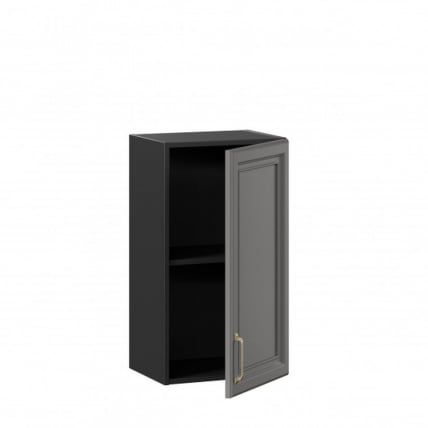 Шкаф кухонный 400 Джелатто ЛД 241.320.000.143 Черный Оникс серый_1