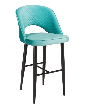 Стул барный Lars (Б) Минт/Черный_0