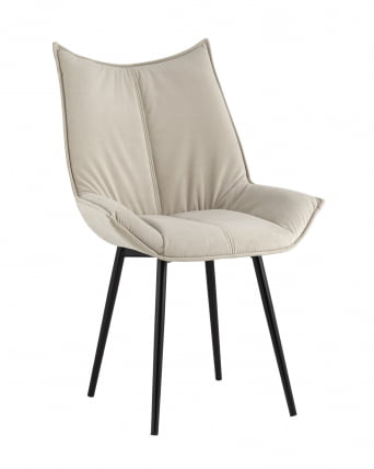 Стул обеденный Осло велюр Бежевый_0
