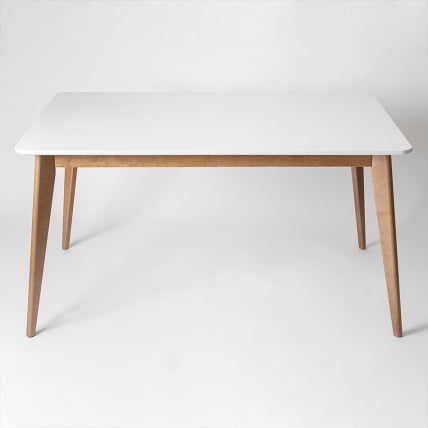 Стол обеденный Пегас 120x75 Морилка Дуб золотой Эмаль белая_0