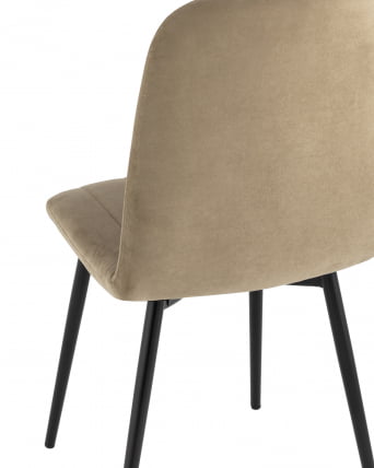 Стул Easy велюр капучино 4 шт. комплект_6