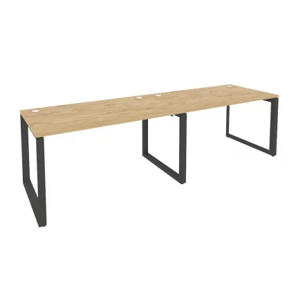 Рабочая станция на О-образном м/к ONIX O.MO-RS-2.3.8 Тиквуд светлый/Антрацит_0