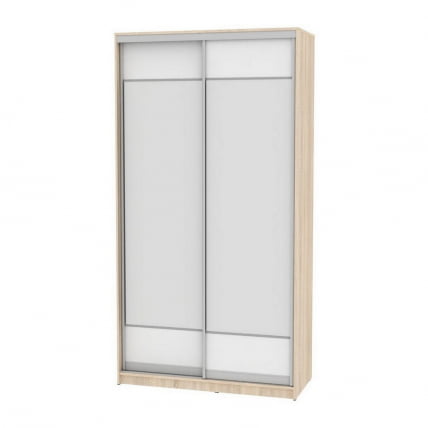 Шкаф-купе B-230х120х60-3(ДСС-Белый-D8D8)_0