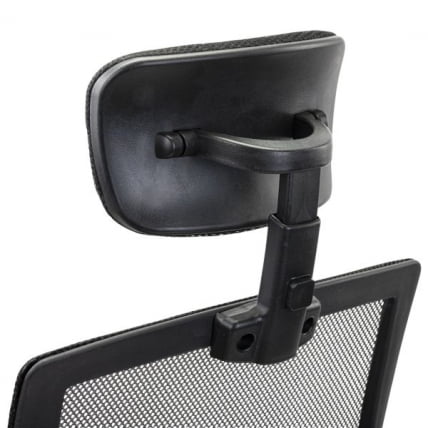 Кресло CROMEX (КРОМЕКС) Debut CH-697 ХРОМ сетка/ткань TW черное_17