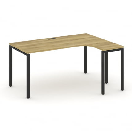 Стол эргономичный правый CONCEPT CN.OSA-002(R) Дуб Винченцо Черный_0