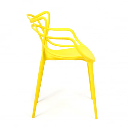 Стул Кат Чаир (мод. 028) пластик, 53 кс 59 кс 82,5 см, желтый (Йеллов Й-01) / Cat Chair (mod. x x (Yellow Y-01)_1