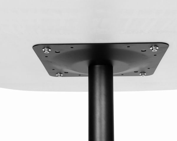 Стол обеденный DOBRIN OTIS (белая столешница, черное основание)_5