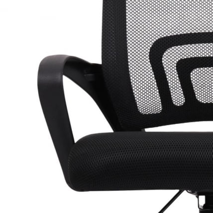 Кресло CROMEX (КРОМЕКС) Top CH-695 ХРОМ сетка/ткань TW черное_7