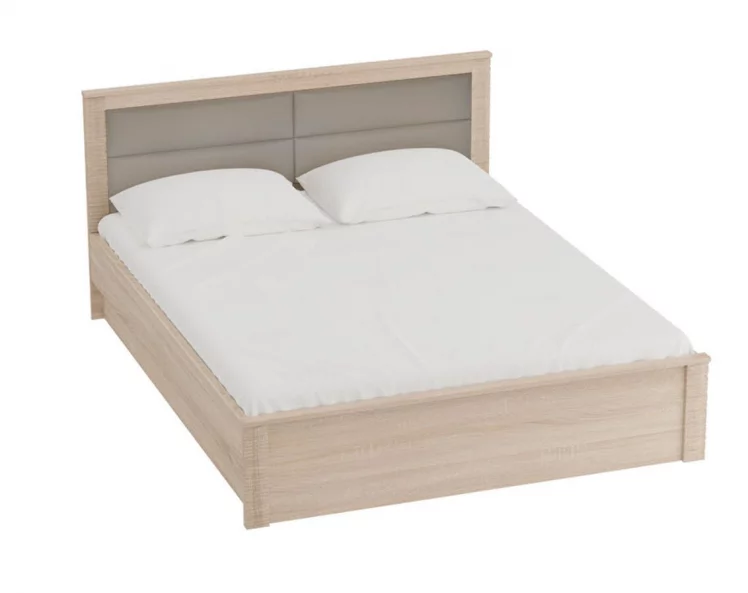 Каркас кровати Элана 1400 Дуб сонома/Ель карпатская_0
