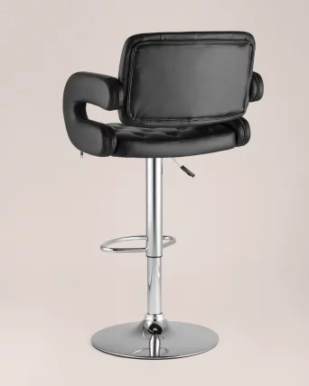 Барный стул Бентли PU-кожа Черный_4