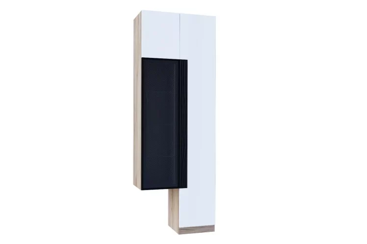 Шкаф с витриной Кёльн ЛД.674.020.000 Дуб Золотой/Белый_0